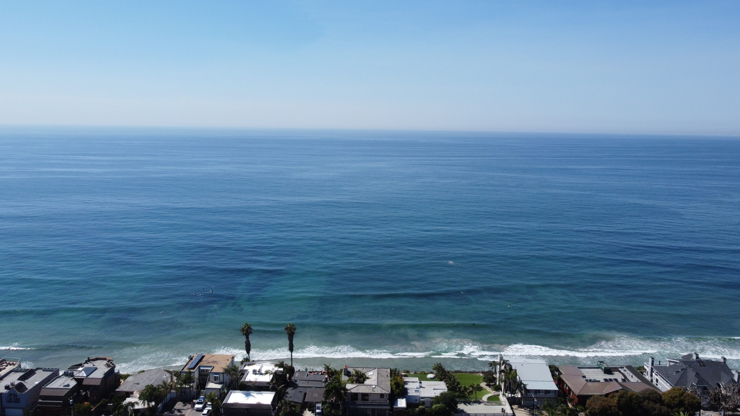 Bird's eye view over Encinitas, CA